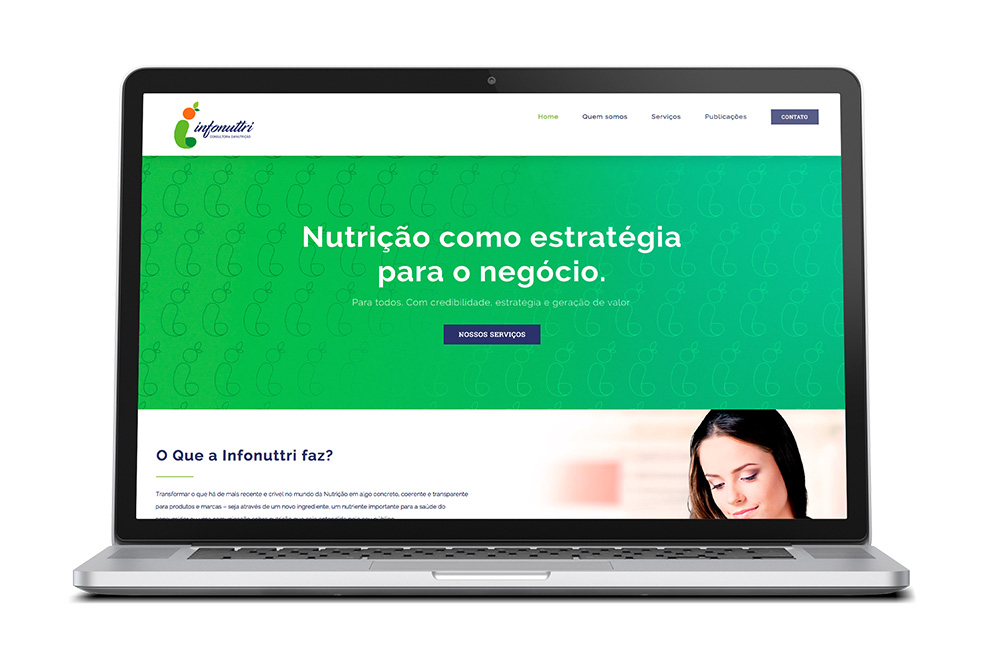Identidade Visual e novo site para Infonuttri
